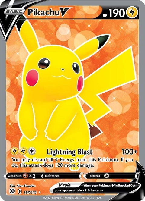 Pikachu V - Full Art (157)| Pokemon Card – Forbidden Planet