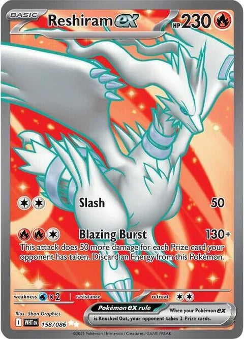 Reshiram Ex (158)| Pokemon Card – Forbidden Planet International