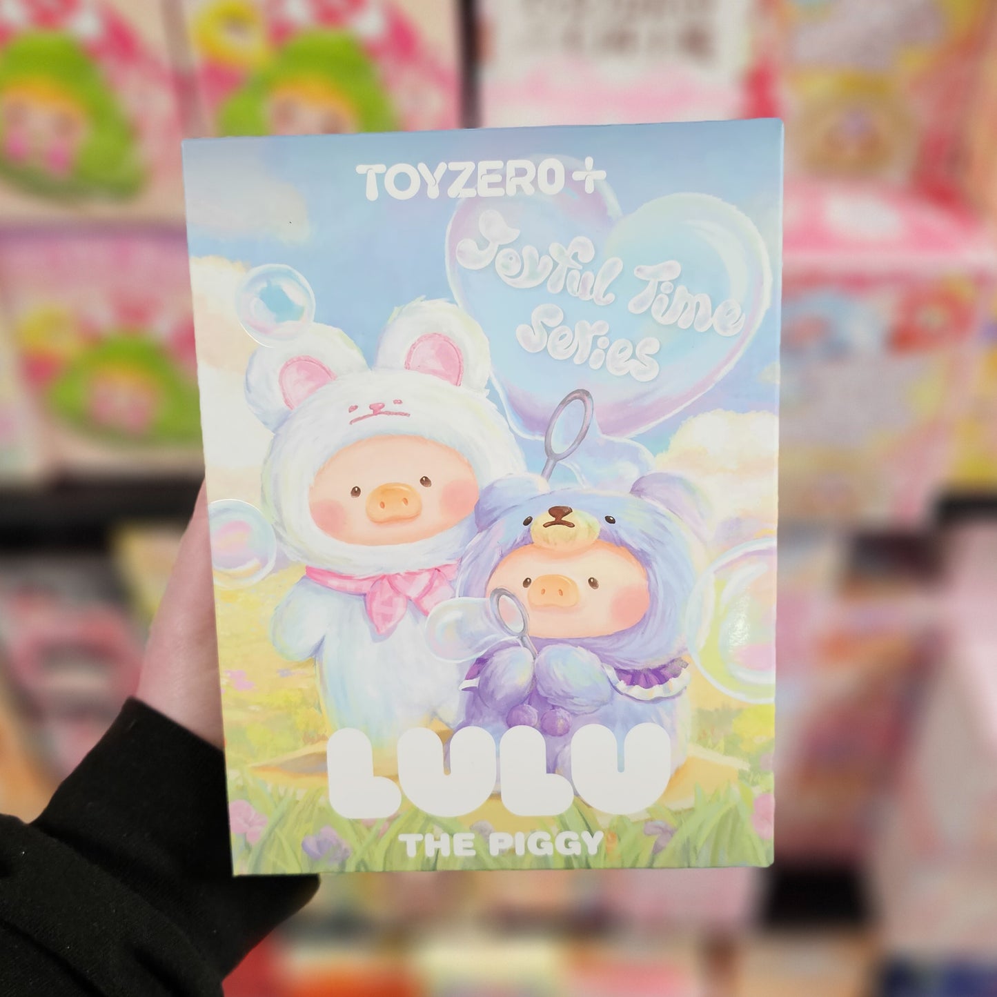 Lulu The Piggy Joyful Time Series Pvc Plush Keychain