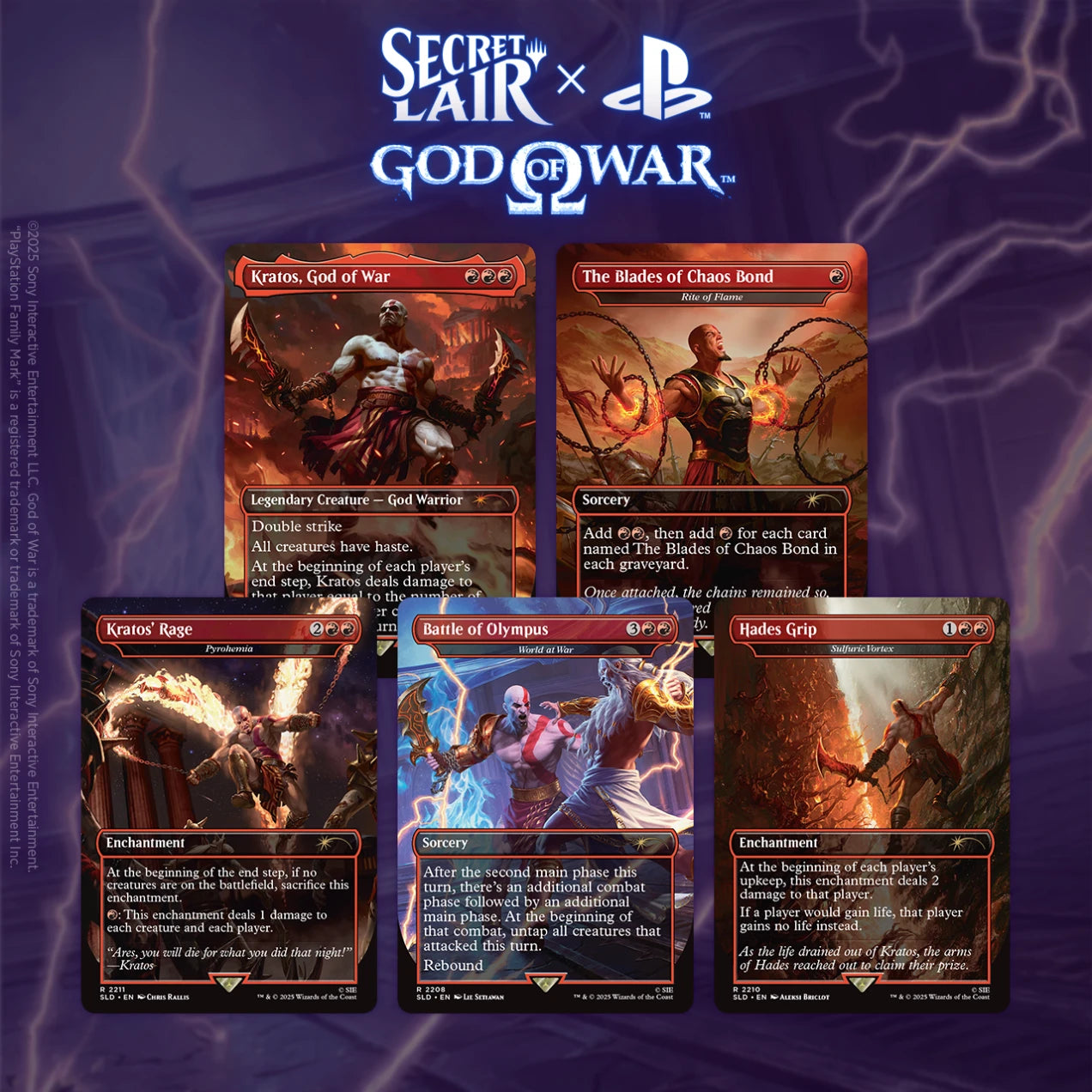 MTG　Secret Lair　God of War　Greek MTG Secret Lair x God Of War Greek – Forbidden Planet International