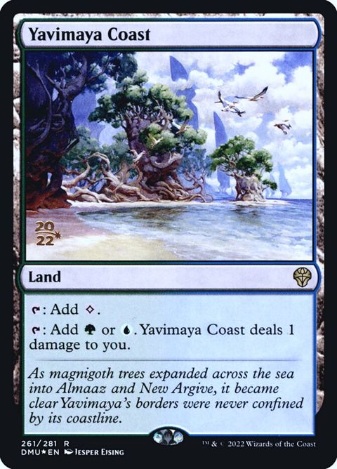 Yavimaya Coast (261s) - Date Stamped| Magic: The Gathering Card