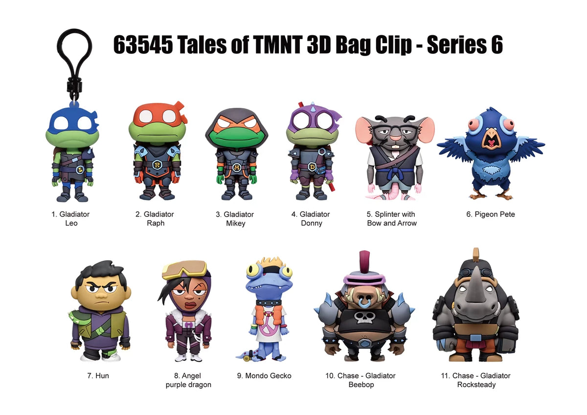 Monogram Tales Of TMNT Series 6 Bag Clips Blind Bag