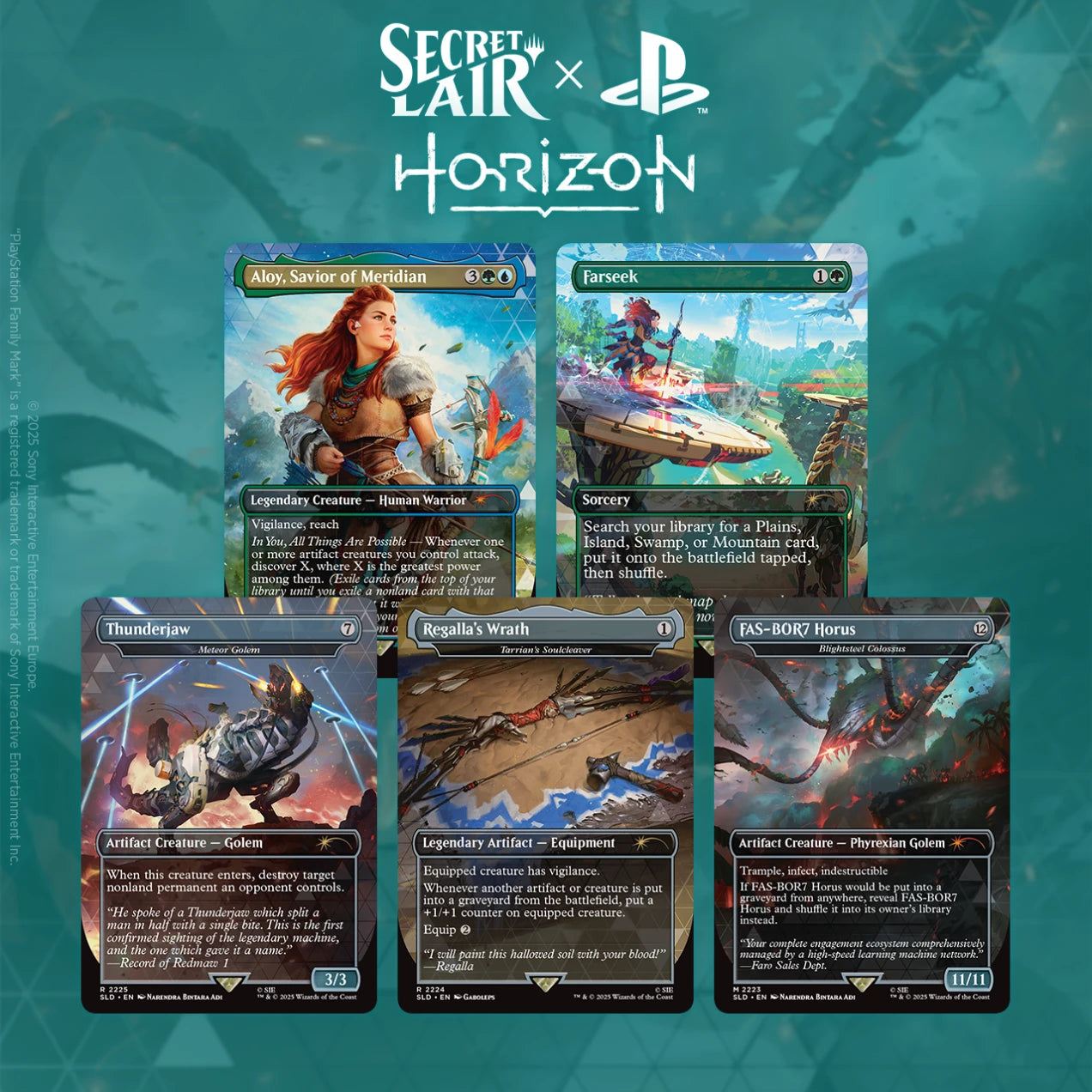 MTG Secret Lair x Horizon Into The Forbidden West