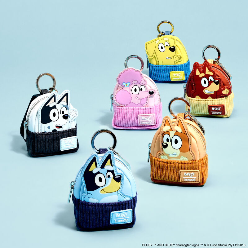 Bluey Mystery Mini Backpack Keychain Charm Blind Box