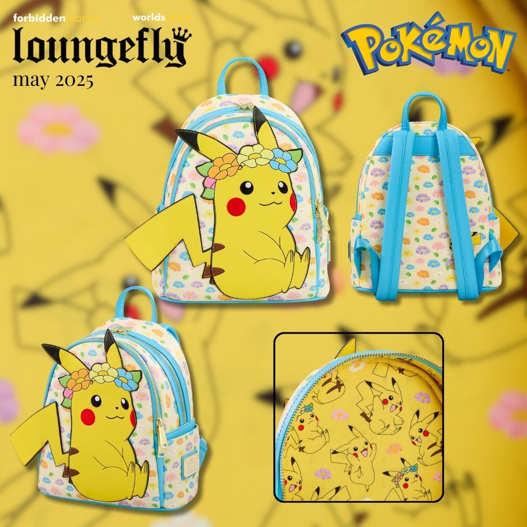 POKEMON PIKACHU FLORAL CROWN LF MINI BACKPACK