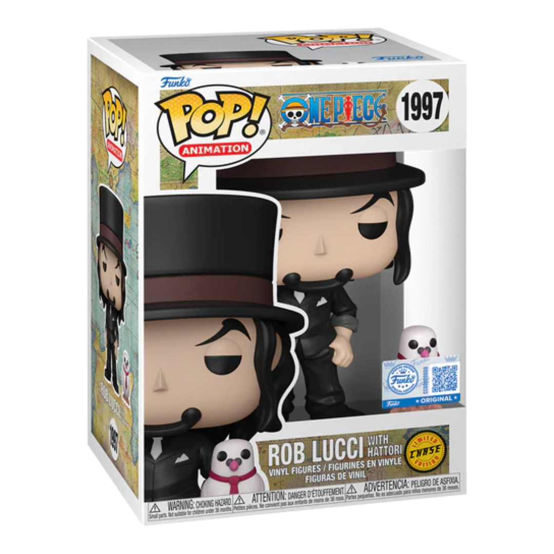Pop! Animation Rob Lucci with Hattori - One Piece Exclusive