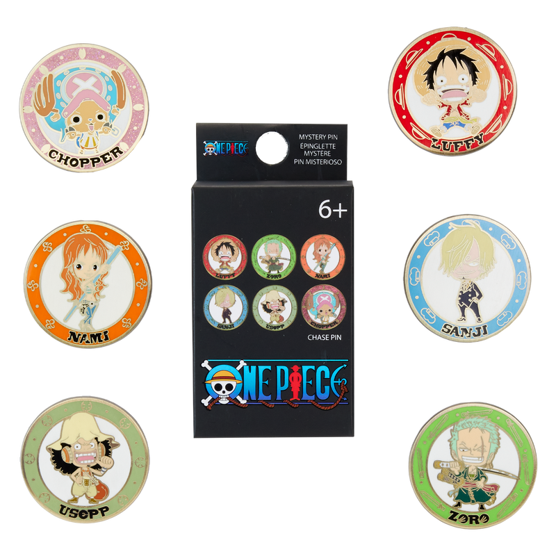 Toei One Piece Chibi LF Blind Box Pins