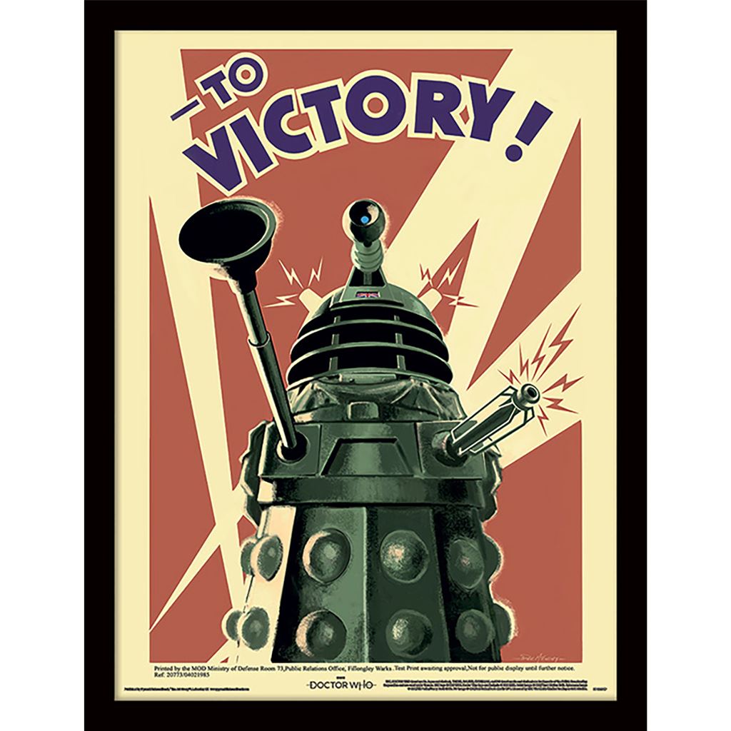 Doctor Who (Victory) Framed 30x40cm Print