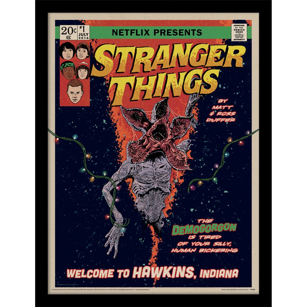 Stranger Things (Comic) Framed 30x40cm Print