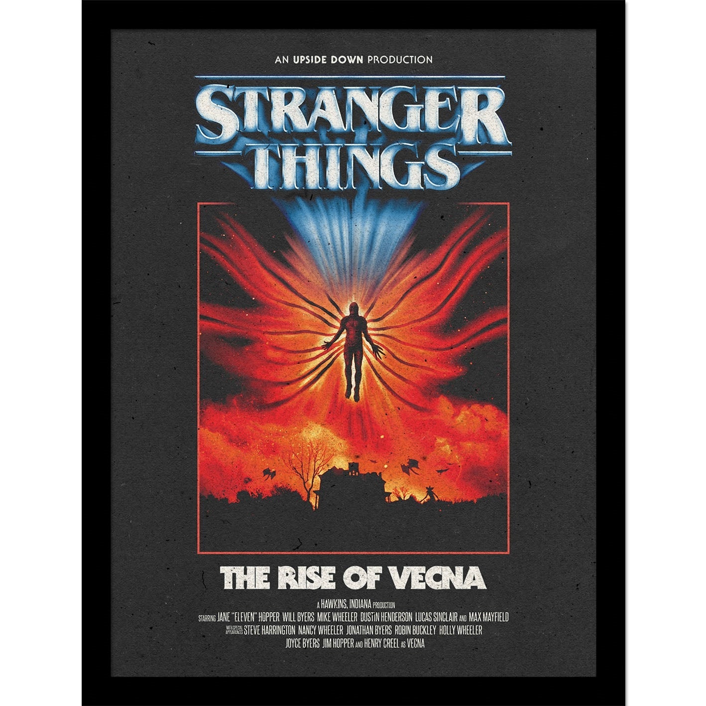 Stranger Things Season 5 (The Rise Of Vecna) Framed 30x40cm Print