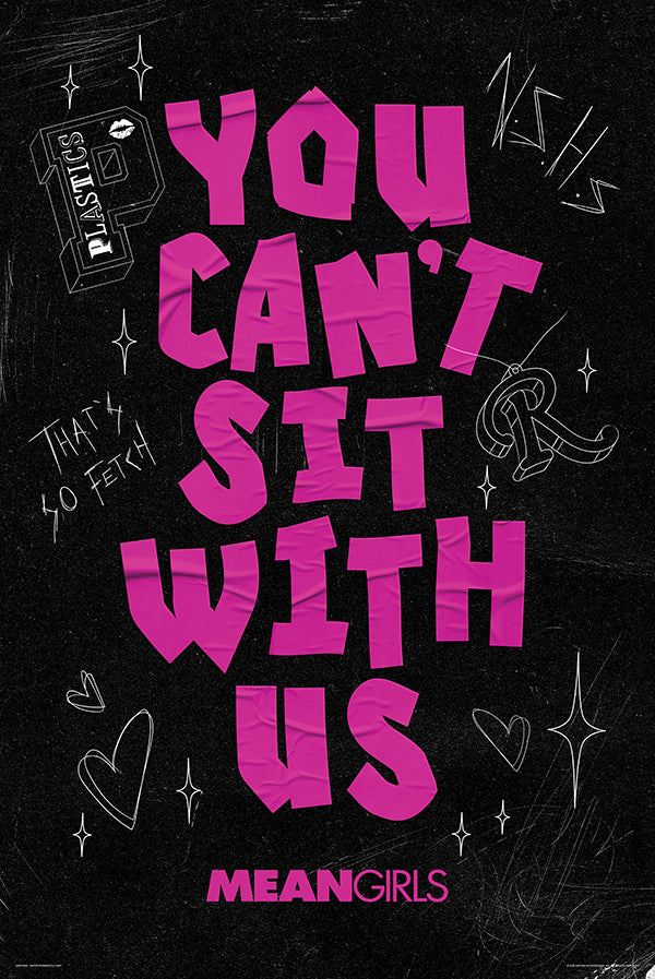 GB Posters Mean Girls Can’t Sit With Us 61 x 91.5cm Maxi Poster