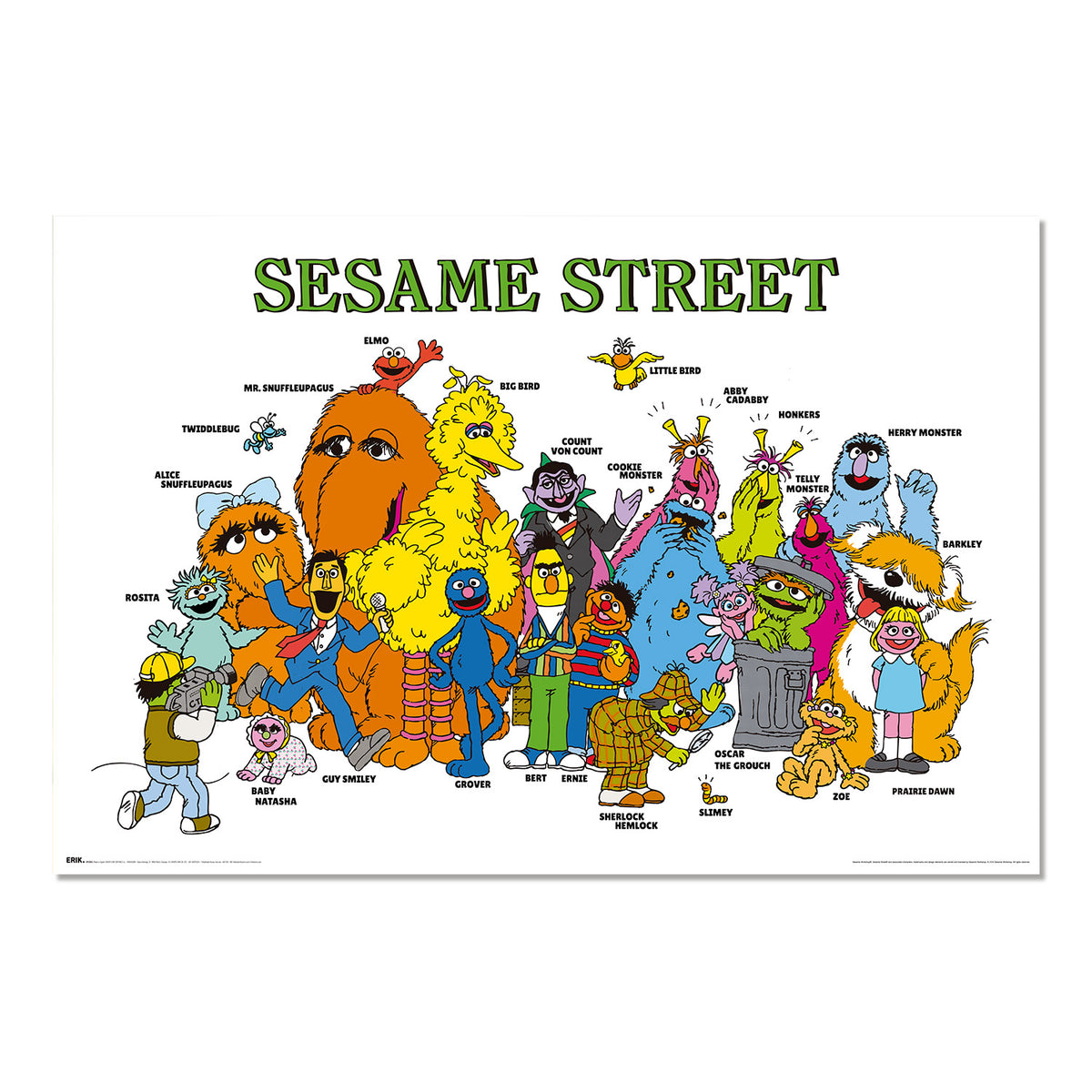 Erik Sesame Street Characters 61 x 91.5cm Maxi Poster