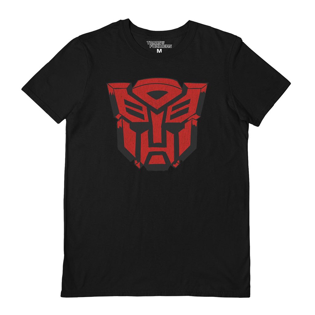 Transformers (Autobots Distressed Logo) Black Unisex Short Sleeve T-Shirt