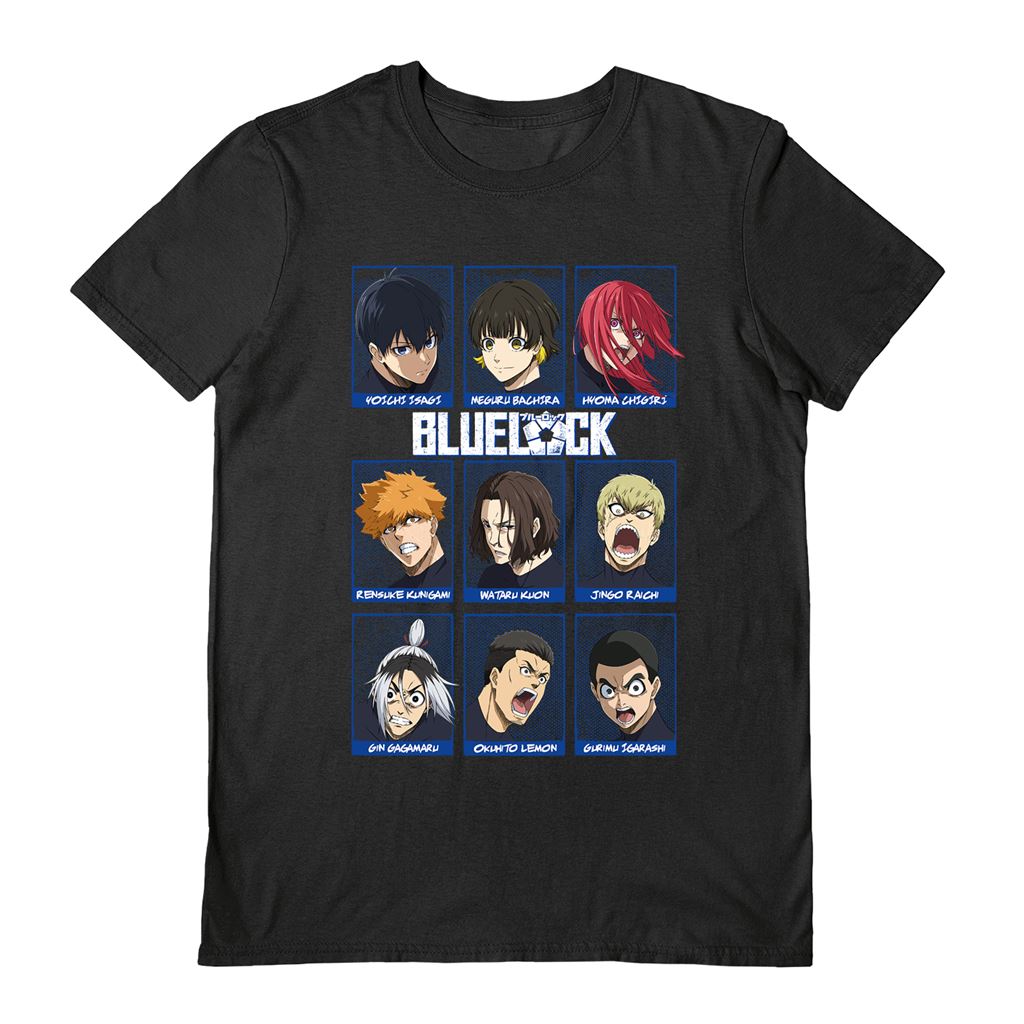 Blue Lock (Characters) Black Unisex Short Sleeve T-Shirt