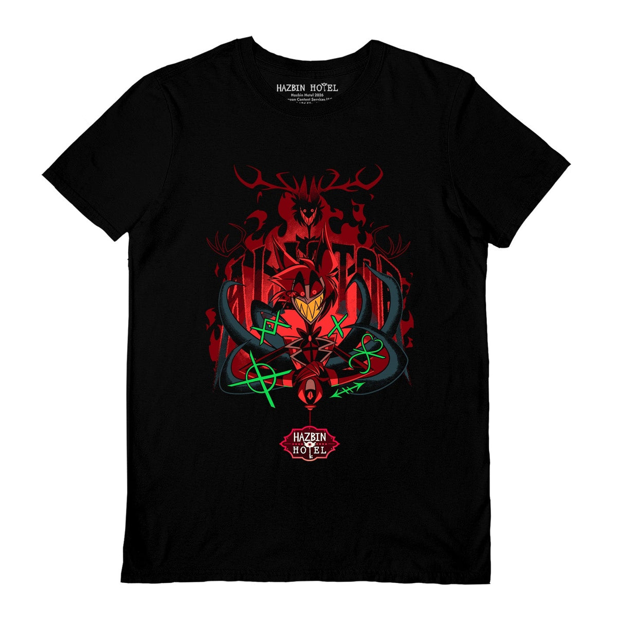 Hazbin Hotel (Alastor) Black Unisex Short Sleeve T-Shirt