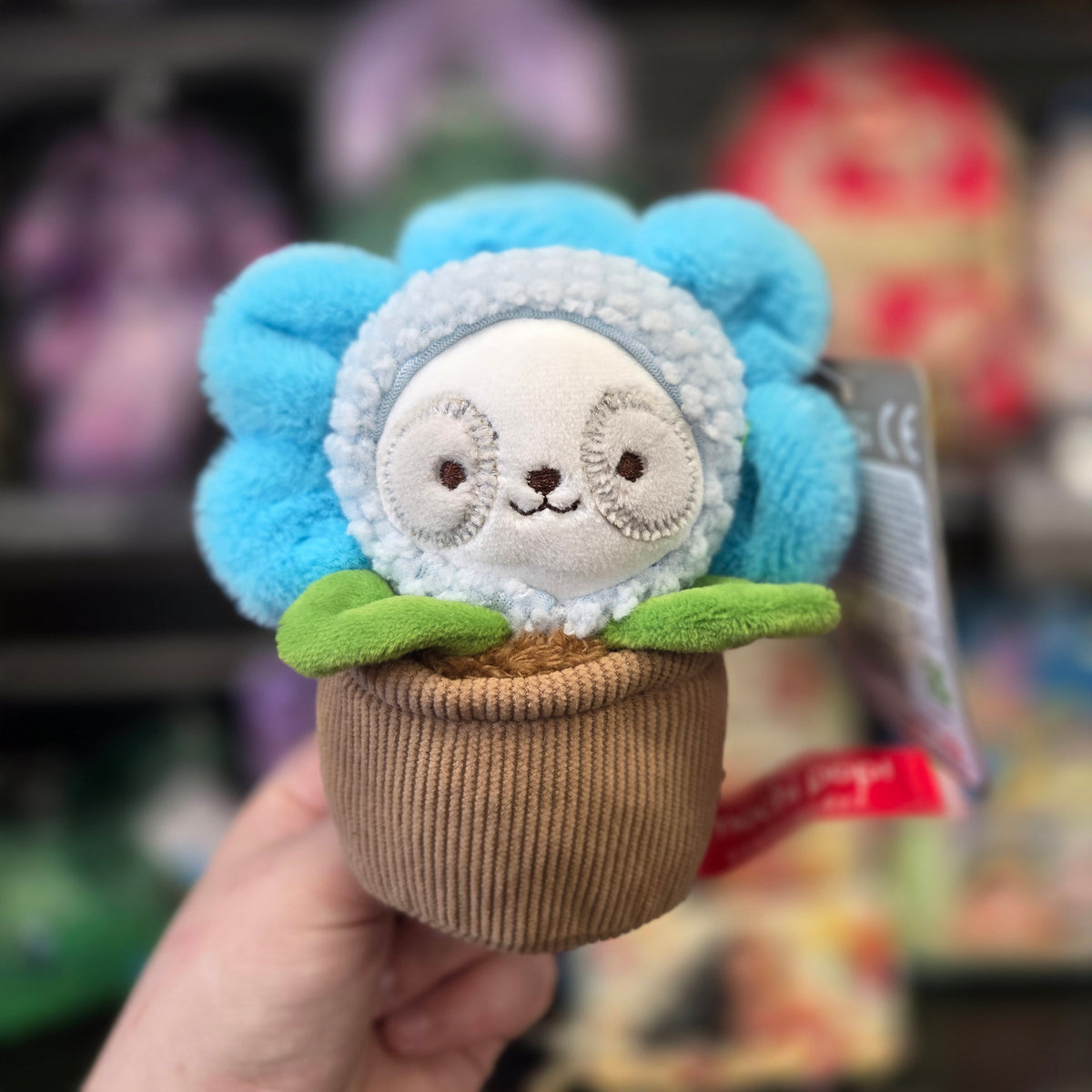 Flowerpot Pets Blue 13cm Plush