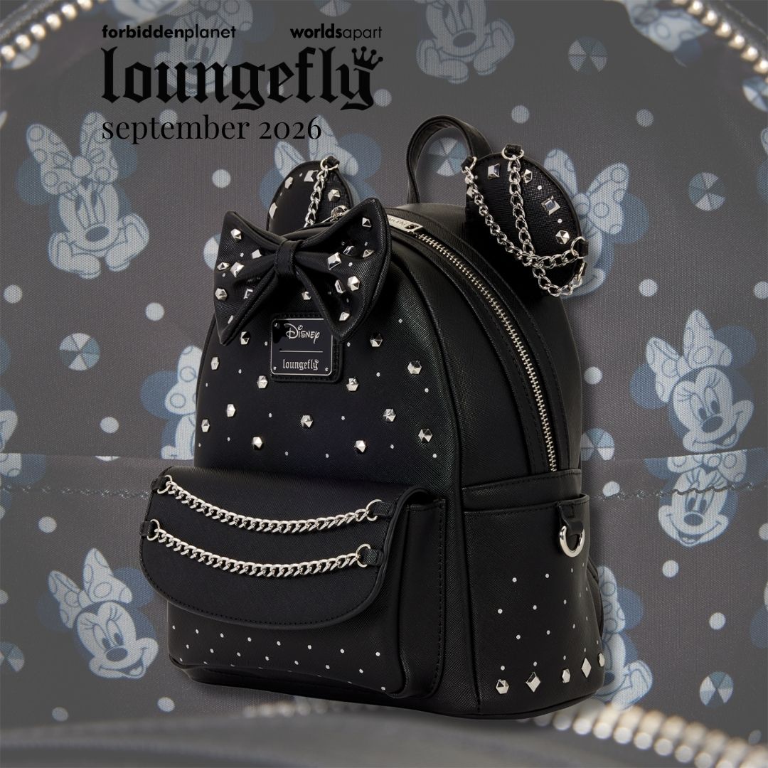 LF Disney Minnie Mouse Studs & Chains Mini Backpack