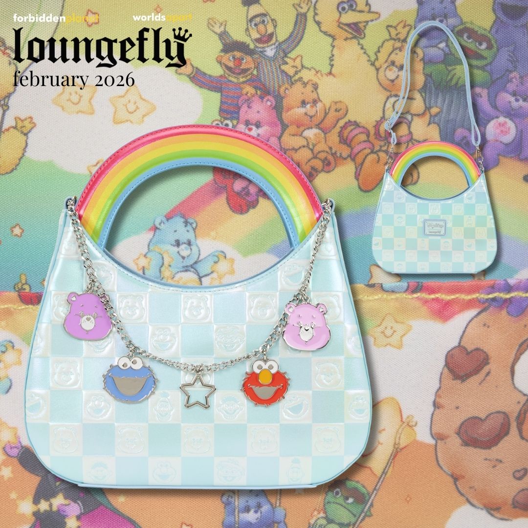 LF CARE BEARS X SESAME STREET CROSSBODY BAG