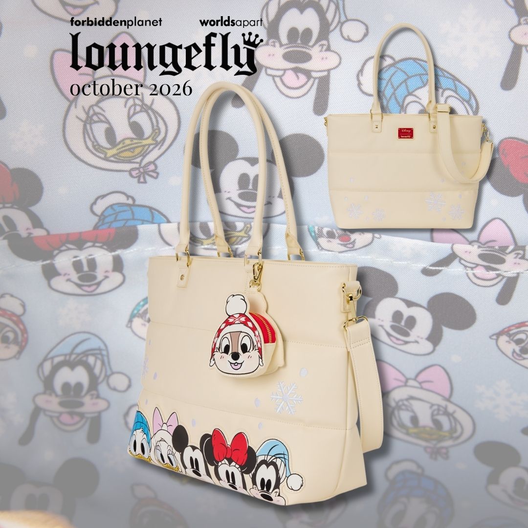 LF Disney Mickey & Friends Puff Quilt Tote Bag