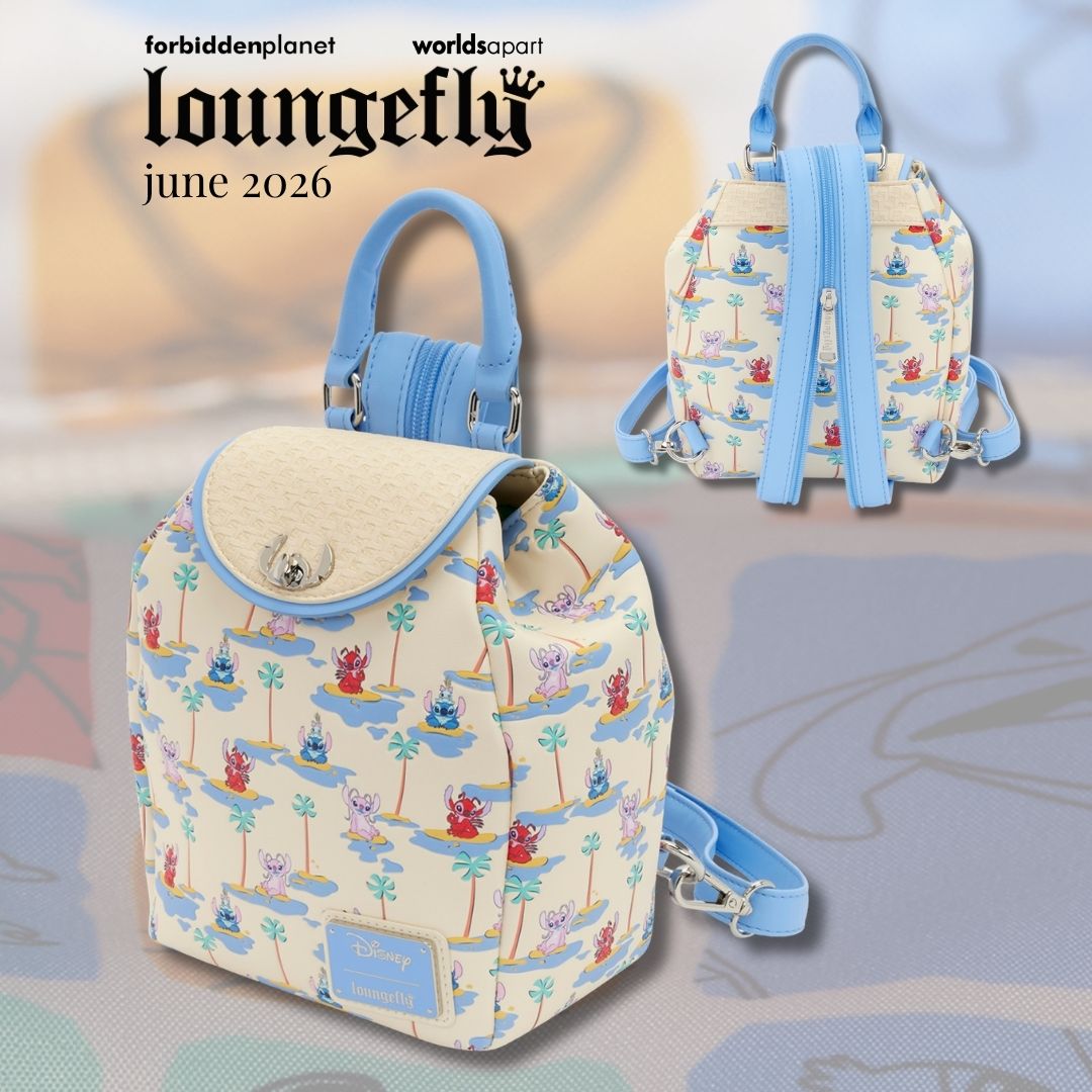 DISNEY LILO & STITCH STITCH, ANGEL, & LEROY MICRO MINI BACKPACK