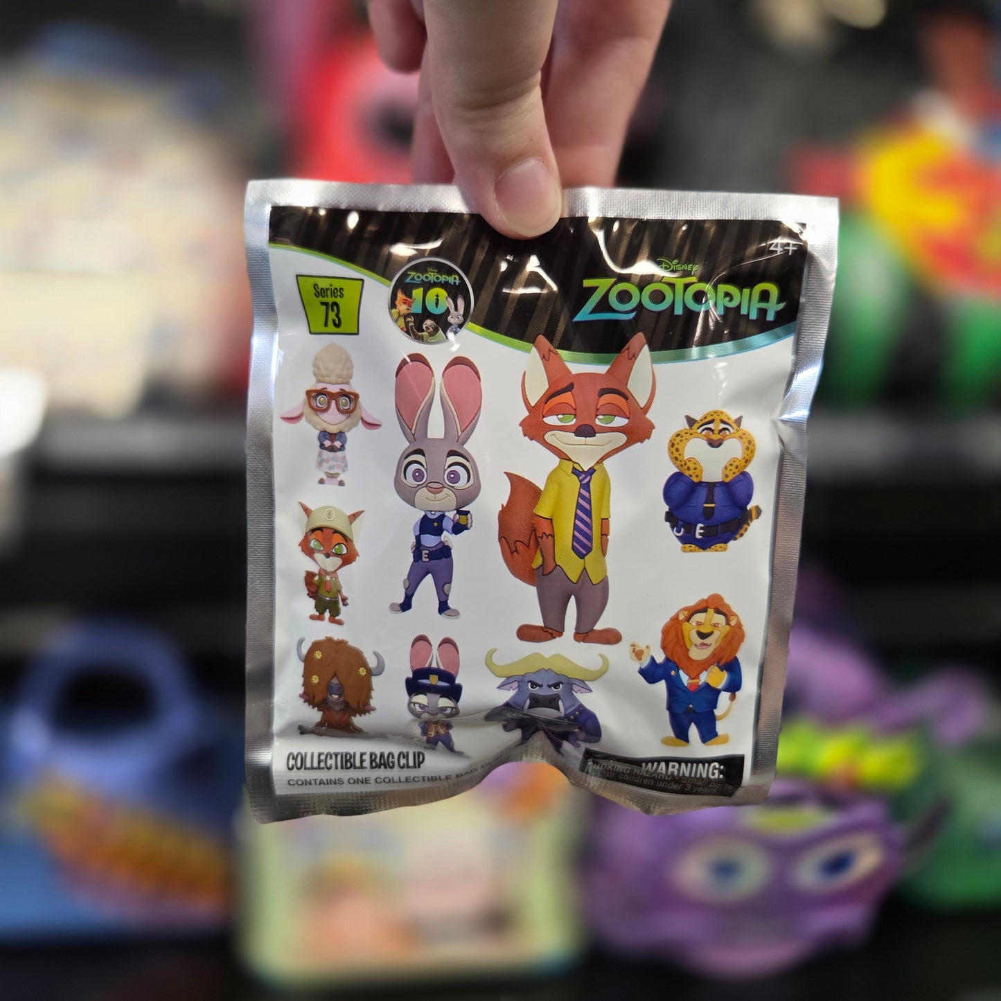 Monogram Disney Zootopia 3D Foam Bag Clips Series 73