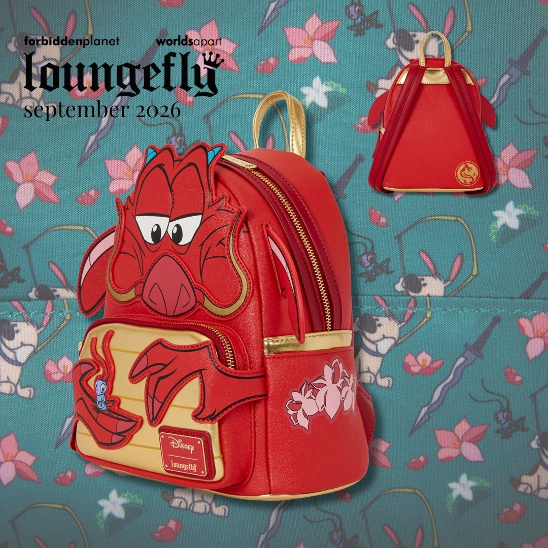 LF Disney Mulan Mushu Glitter Cosplay Mini Backpack