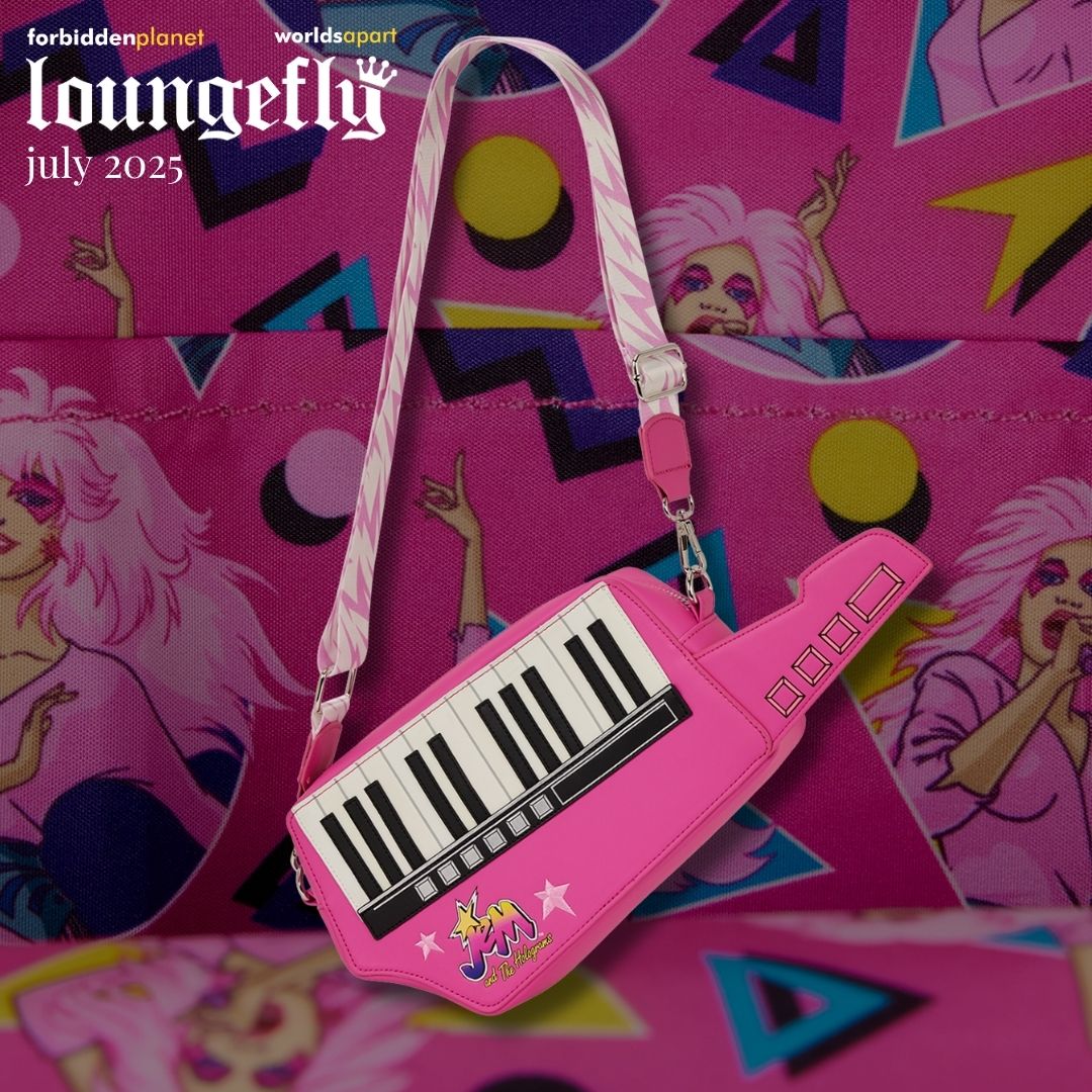 HASBRO JEM AND THE HOLOGRAMS FIGURAL KEYTAR LF CROSSBODY BAG