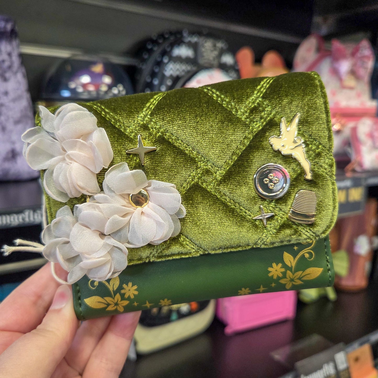 TINK VELVET MINIMAL FLAP INDEXER WALLET EXCLUSIVE