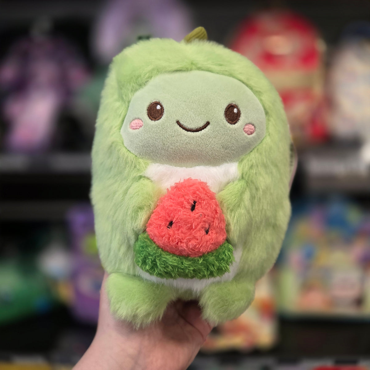 Cute Kawaii Plush With Fluffy Body & Fruit Dinosaur 18cm Plush