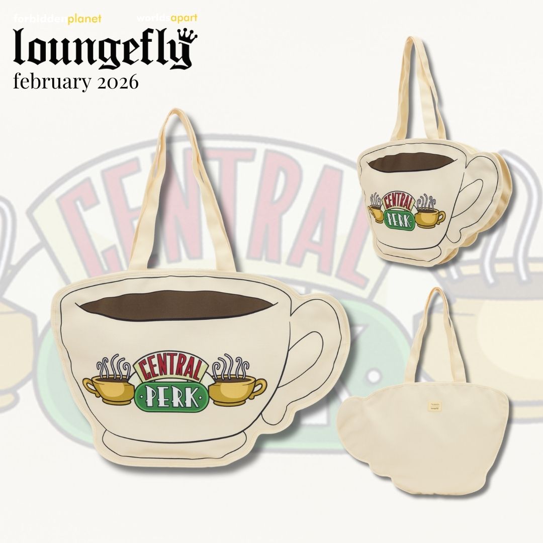 LF WB FRIENDS LARGE CANVAS TOTE BAG