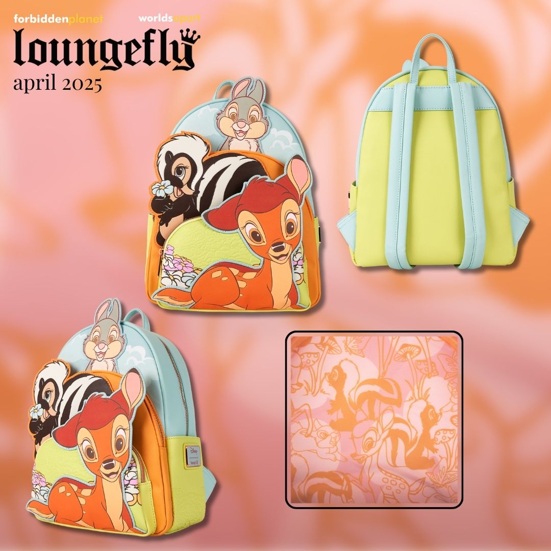 DISNEY BAMBI TRIPLE POCKET LF MINI BACKPACK