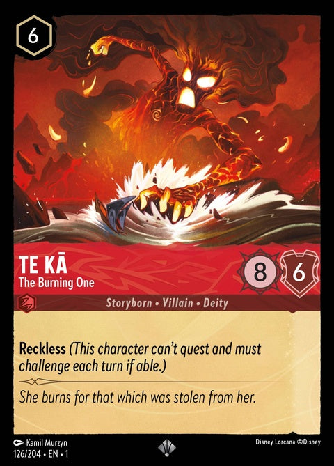 126-tekā-theburningone