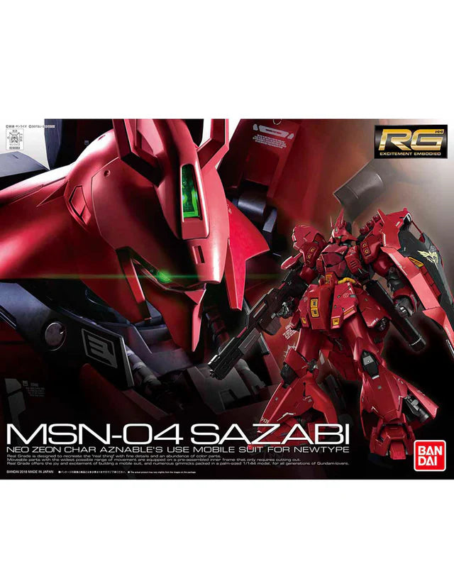 Gundam 1:144 Model Kit RG Sazabi