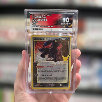 Umbreon Star (17) Graded ACE 10