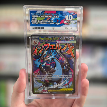 Mega Charizard X Ex (23) Graded ACE 10