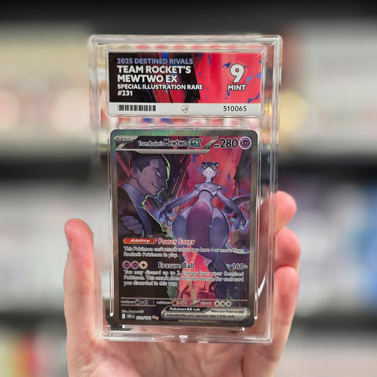 Team Rocket's Mewtwo Ex (231) Graded ACE 9