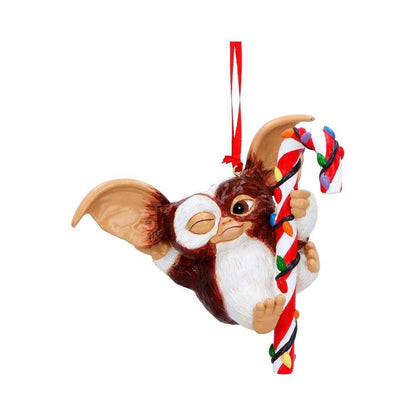 Gremlins Gizmo Festive Candy Cane Hanging Ornament