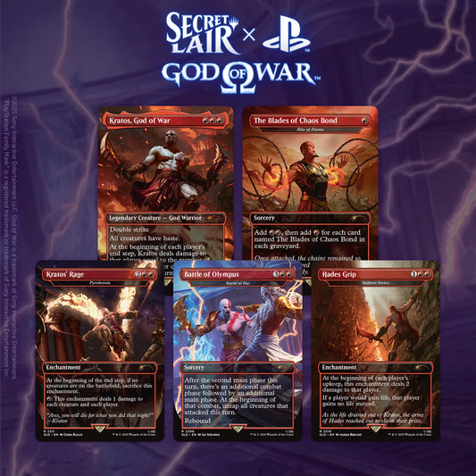 MTG Secret Lair x God Of War Greek