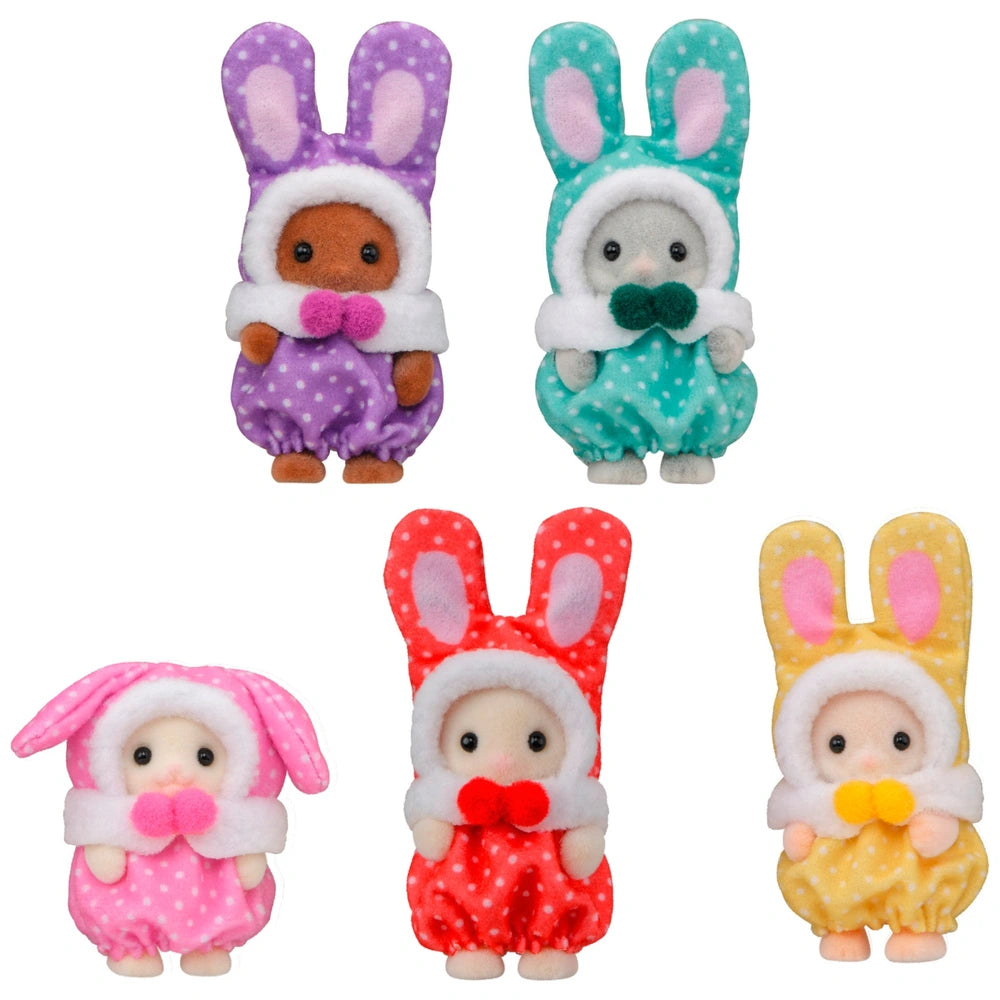 Sylvanian Families Cutie Collectibles Colourful Bunny Costume Blind Bag