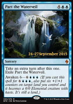 Part the Waterveil - Battle for Zendikar: Promos (Mythic) [PBFZ-80]