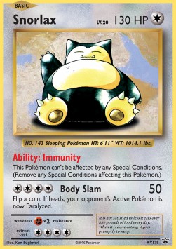 Snorlax - XY Black Star Promos (Promo) [XYPR-179]