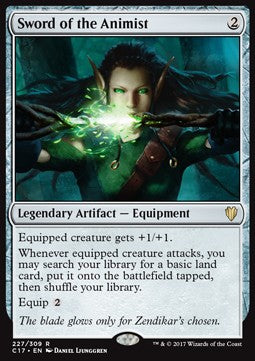 Sword of the Animist - Commander 2017 (Rare) [C17-227]