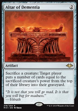 Altar of Dementia - Modern Horizons (Rare) [MH1-218]