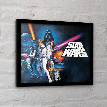 Star Wars (A New Hope Montage) Framed 30x40cm Print