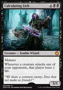 Calculating Lich - Game Night 2019 (Mythic) [GN2-3]