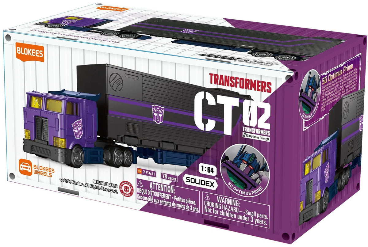 Blokees Wheels Transformers CT02 Shattered Glass Optimus Prime