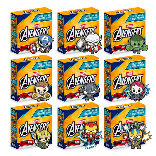 Avengers Enamel Blind Pin