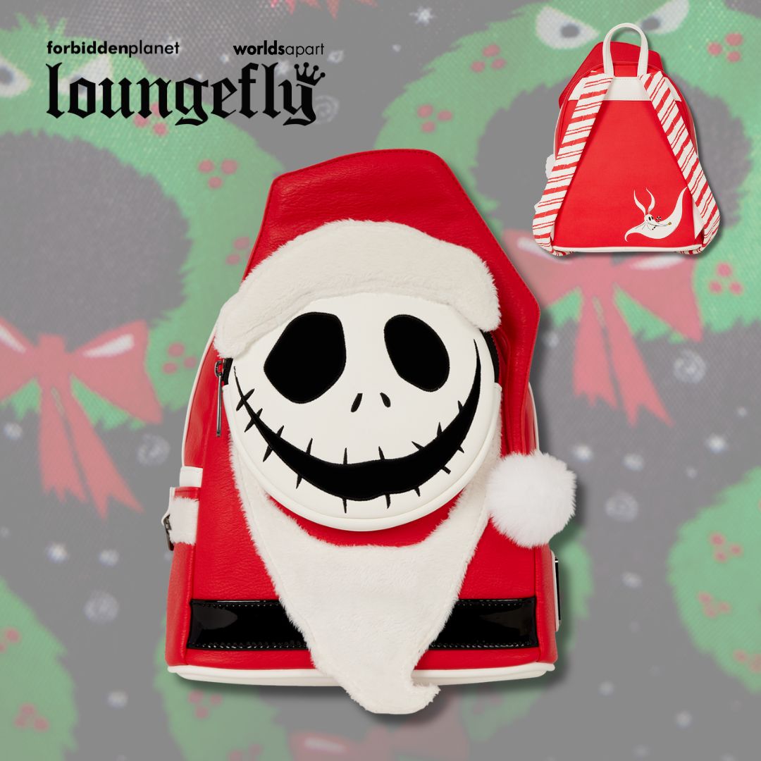 Disney NBX Jack Skellington Sandy Claws Cosplay Mini Backpack