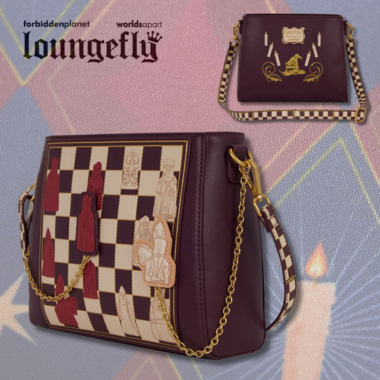 Harry Potter Wizard Chess Crossbody Bag With Playable Pieces