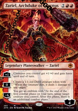 Zariel, Archduke of Avernus - Adventures in the Forgotten Realms: Extras (Mythic) [XAFR-285]